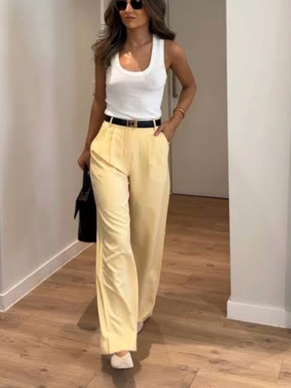 Zara Butter Yellow Trousers